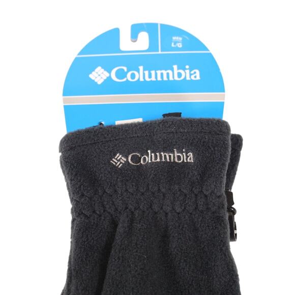 Columbia Men's Steens Mountain Fleece Winter Gloves - Size Large - Black - NWT - Picture 2 of 4